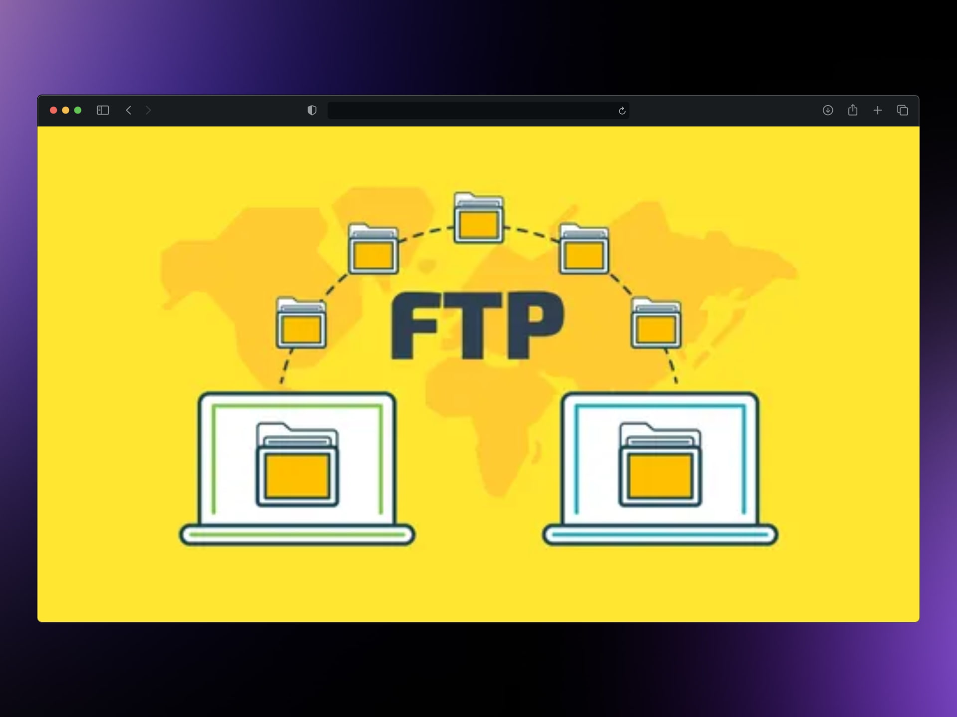 Captura de pantalla del proyecto Cliente FTP